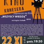 Kino Konesera – projekcja filmu „Wszyscy wiedzą”